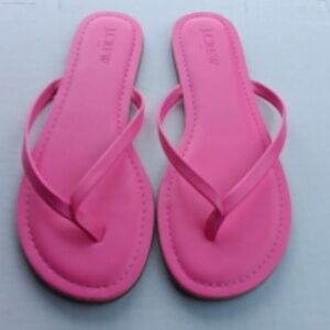 J. CREW BRIGHT PINK SANDALS